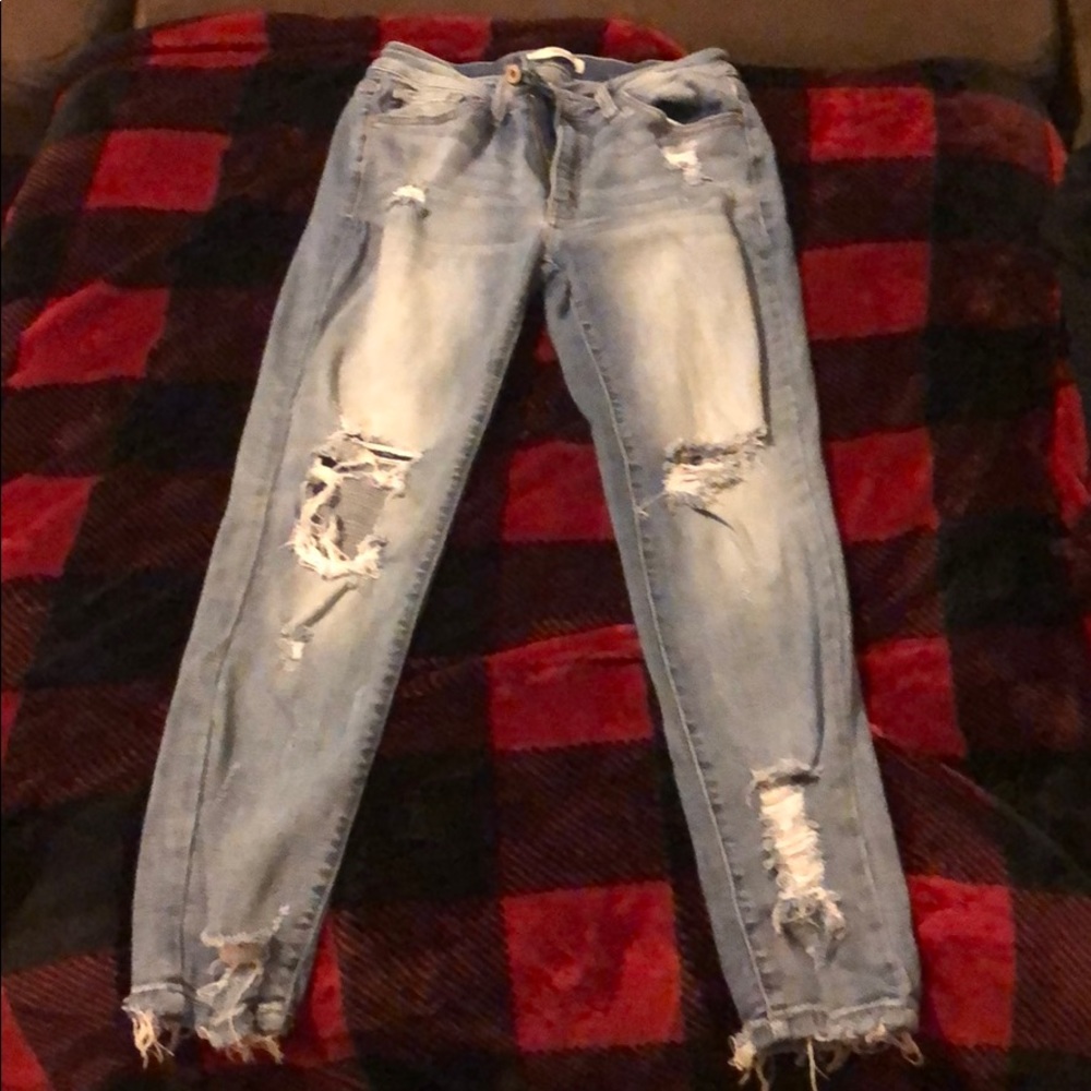 Kancan jeans 9/28 distressed